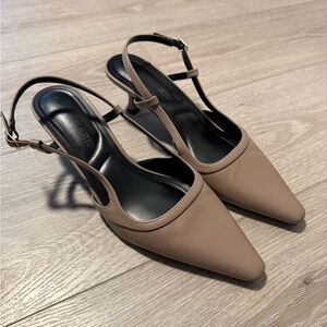 Slingback Kitten Heels